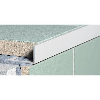 Stavební profil HAVOS Ukončovací PVC profil L 8 mm 2,5 m tmavě šedá