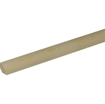 soklová lišta Lišta Konsta čtvrtkruhová 18 x 18 x 2400 mm, borovice
