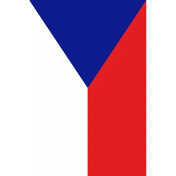 Vlajka Česká vlajka 120x300 cm, svislé provedení 57476