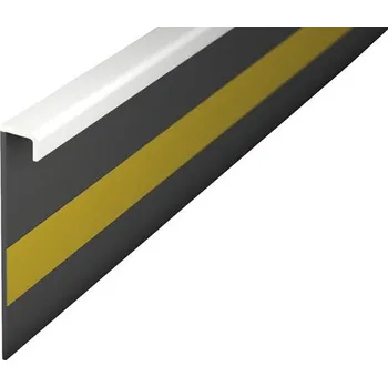 Podlahová lišta Kobercová soklová lišta bílá; 50mm; 2,5m; bez drážky; nalepovací