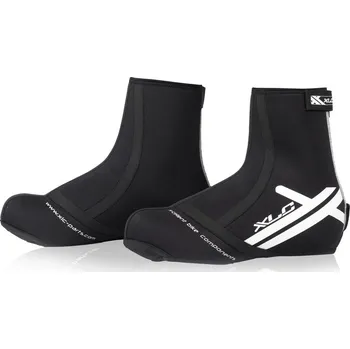 Cyklistické návleky XLC BO-A07 černé/bílé vel.37/38 (Návleky na boty XLC BO-A07 černé/bílé vel.37/38)