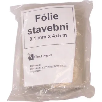 Stavební fólie Fólie stavební 5x12 m, 0,1 mm