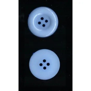 Knoflík Knoflík plastový lesklý modrý 22mm (Knoflík plastový lesklý modrý 22mm)