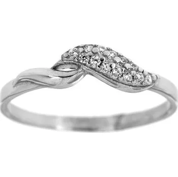 Prsten Zlatnictví U Kostela Dámský prsten se zirkony 2447B 58 2581-19420473