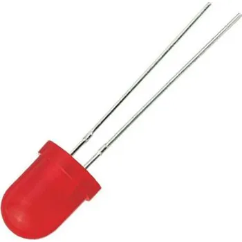 Polovodič LED 8mm červená L-793ID