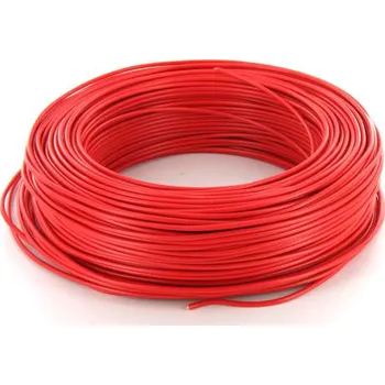 elektrický kabel Vodič lanko ohebné (CYA) H05V-K 1 rudá