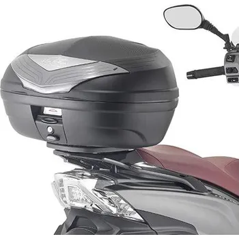 Zavazadlo na motocykl KR6113 nosič kufru KYMCO People S 300 (19)