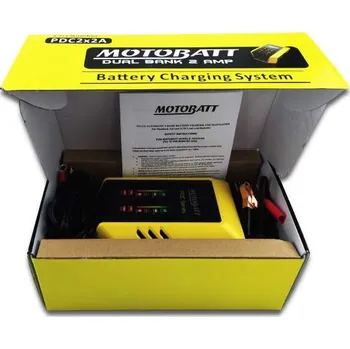 Nabíječka autobaterie Nabíječka Motobatt PDC Quad pro nabíjení až 4 baterií současně