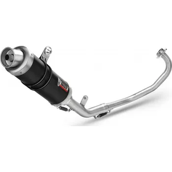 Výfuk pro motocykl Výfuk kompletní 1x1 MIVV GP černá ocel d105