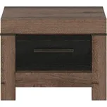BALIN noční stolek KOM1S, dub monastery/dub černý
