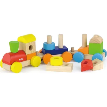 Viga Dřevěná mašinka