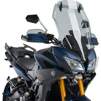Motodíl Plexi Puig Touring s deflektorrem lehce kouřové pro Yamaha Tracer/GT 2018-