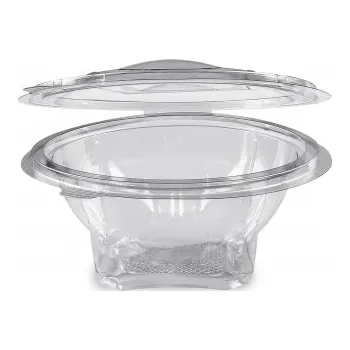 Miska kulatá průhledná s víčkem 500 ml (PET) 77905