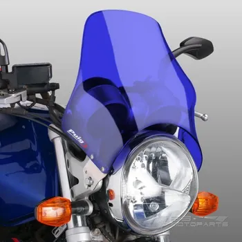 Motodíl Plexi štít PUIG NAKED 0869A modrý univerzální