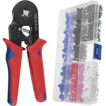 Krimpovací kleště ISO 13586 krimpovací kleště a svorky sada 500 ks
