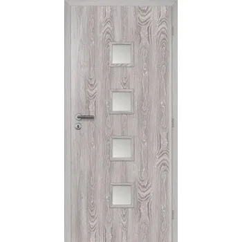 Interiérové dveře DOORNITE dveře vnitřní 70 cm QUADRA sklo