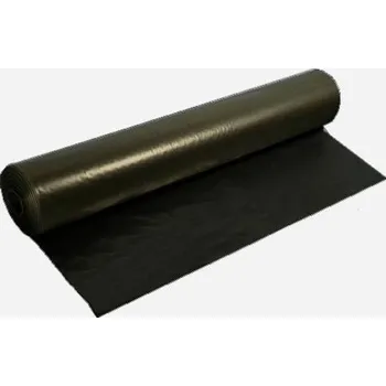 Krycí plachta PE fólie stavební rukáv , 1 m x 50 m, černá