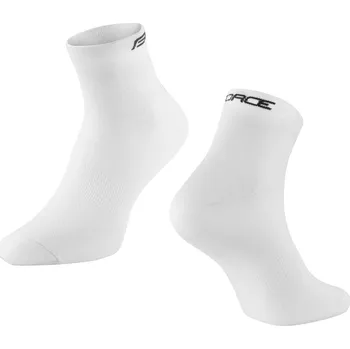 Force ponožky MID kotníkové, bílé - S-M / 36-41