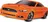 RC model Traxxas Ford Mustang RTR 1:10 oranžový