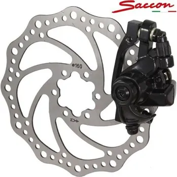 Brzda na kolo Saccon mechanická kotoučová brzda přední 160 mm
