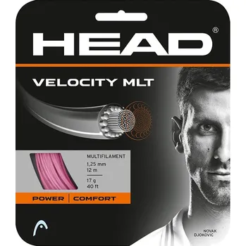 Struna na výplet tenisové rakety Tenisový výplet Head Velocity Pink (12 m) 1,25 mm