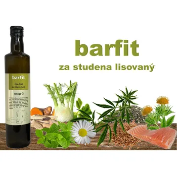 BARFIT za studena lisovaný olej - omega pětisložkový 500ml