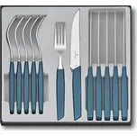 Sada příborů steak Victorinox Swiss Modern 12 ks, modrá