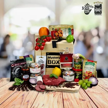 Dárkový potravinový koš Dárková bedna s páčidlem - masožravec XXL + odeslání do 48 hodin, + doprava zdarma