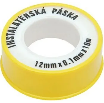 Páska teflonová pro těsnění závitů 0,1 x 12 mm/10 m, PLASTBRNO