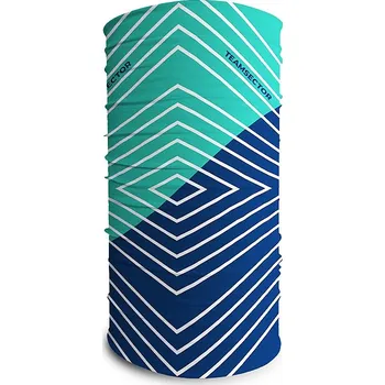 Nákrčník šátek TEAMSECTOR MSP17 - Tykrys/Modrá one size