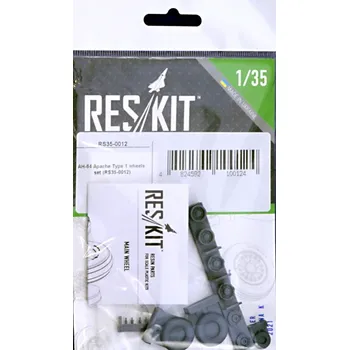 autíčko 1/35 AH-64 Apache Type 1 wheels (ACAD)