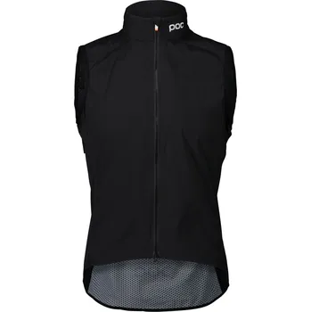 Cyklistické oblečení Cyklistická vesta POC Pure Lite Splash Gilet, Uranium Black, PC580411002 M