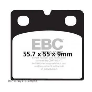 Brzdový komplet EBC FA18 HH sintrované brzdové destičky pro motorku