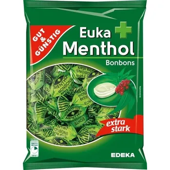 Cukrovinka GG Eukalyptovo-mentolové bonbony 250g