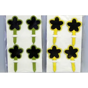 Zahradní dekorace Tabulka zápich dřevo 4ks/pr.7V13cm mix (H31-54372L)