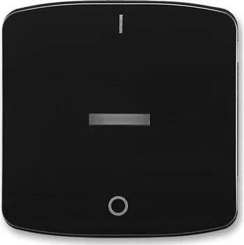 vypínač ABB 3558A-A655 N Tango® Kryt spínače kolébkového s čirým průzorem, s potiskem, černá