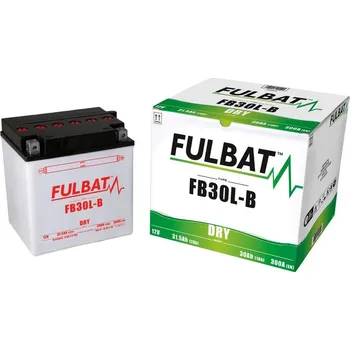 Motobaterie Baterie 12V, YB30L-B, 30Ah, 300A, konvenční 165x130x176 FULBAT (vč. balení elektrolytu)