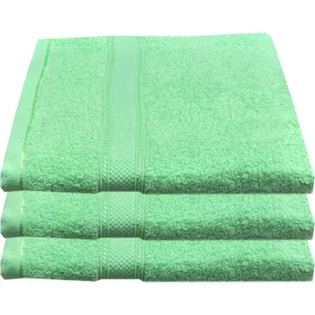 Ručník Froté ručník 50x100 Jednobarevný zelená
