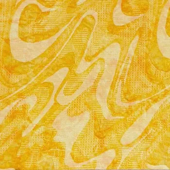 Úplet N5306 žluto-bílý žakárový vzor, š.150