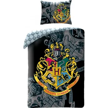 Povlečení Halantex Harry Potter HP8068 140 x 200, 70 x 90 cm zipový uzávěr