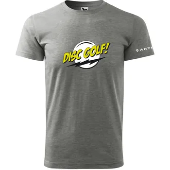 Pánské tričko Tričko Artis Discgolf - šedý melír