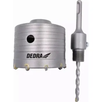 Příslušenství k vrtačce Dedra 120mm HM jádrový vrták s držákem SDS+