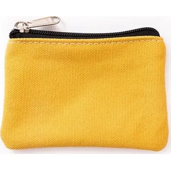 Peněženka bavlněná kapsička na mince se zipem | peněženka, pouzdro - Zrzavý