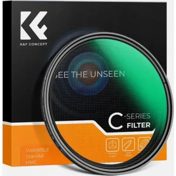 Kf filtr Hvězdicový filtr STAR Star 2v1 x4 a x8 K&F CONCEPT pro 52 mm 52 mm / KF01.2327