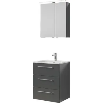 Koupelnový nábytek Koupelnová sestava Pelipal Sunline 121 Block šedá 61 cm SET-121-157