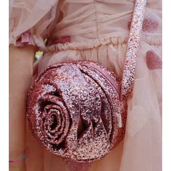 Kabelka Konges Slojd Dětská kabelka Rose Konges Sløjd Rose Glitter Bag