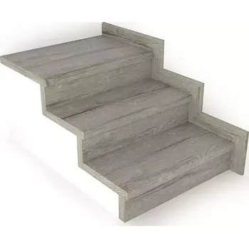 Schodiště TOPSTEP FLEX Schodový nášlap 340 Dub šedý