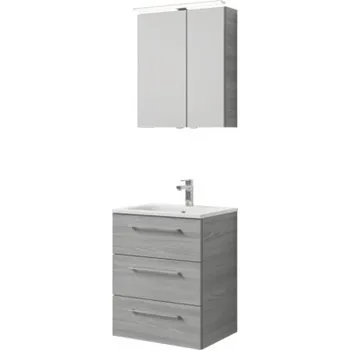 Koupelnový nábytek Koupelnová sestava Pelipal Sunline 121 Block šedá 61 cm SET-121-160