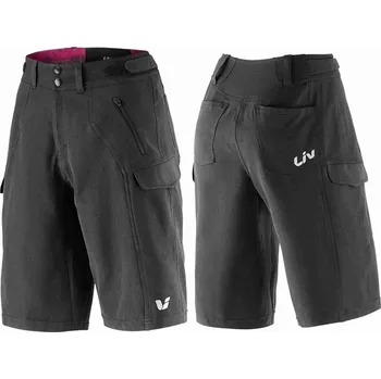 Cyklistické kalhoty LIV PASSO BAGGY SHORTS Black Dámské volné cyklo kalhoty
