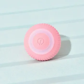 Hračka pro kočku Interaktivní hračka pro kočky s automatickou pohyblivou koulí | zábava pro domácí mazlíčky - Kulička na rolování - růžová